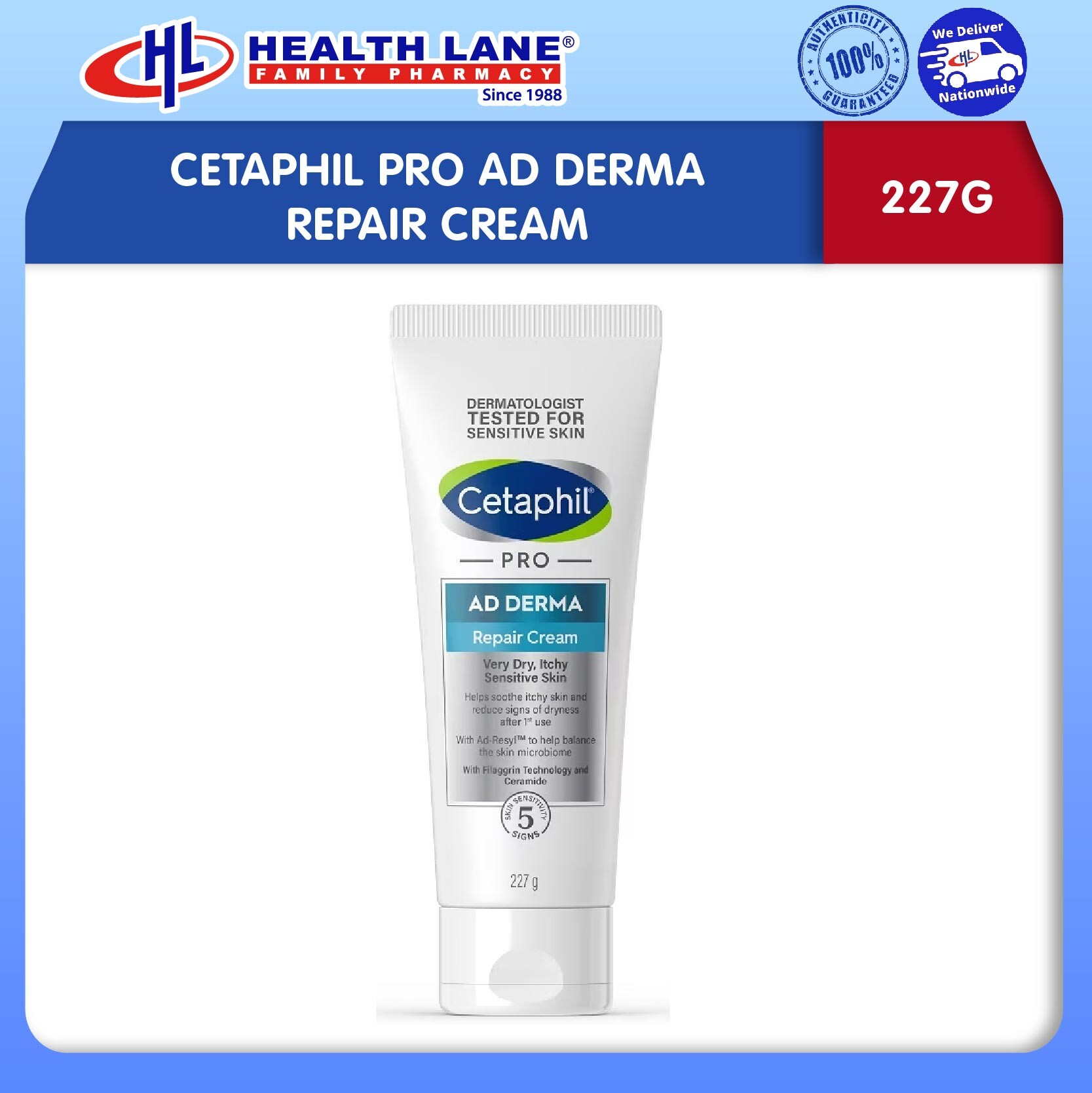CETAPHIL PRO AD DERMA REPAIR KRIM (227G)